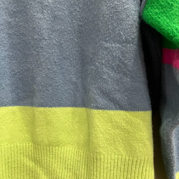 Bold Stripes FIRST LOVE Oversized Sweater - SMALL - Picture 7 of 8